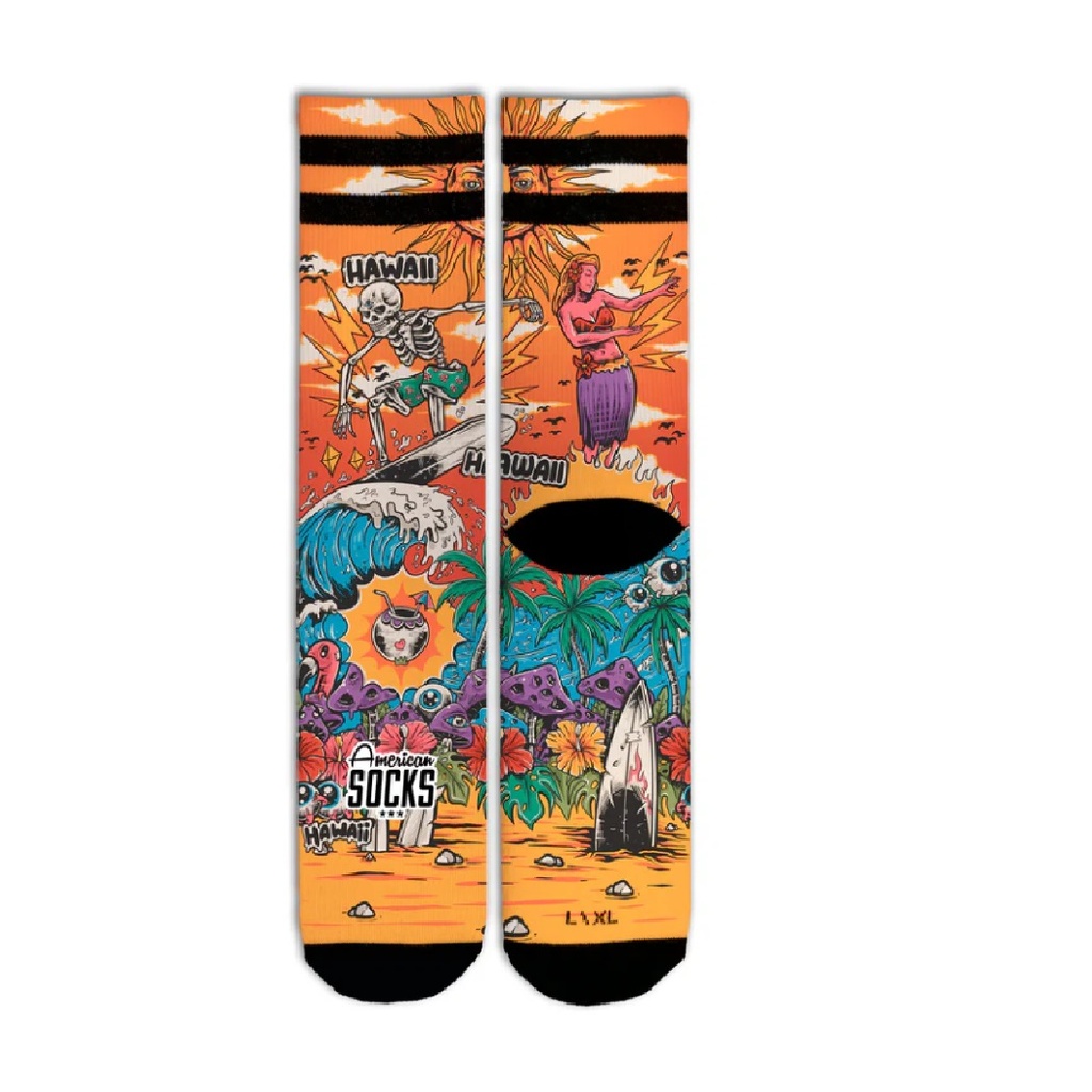 Calcentines Hawaii American Socks