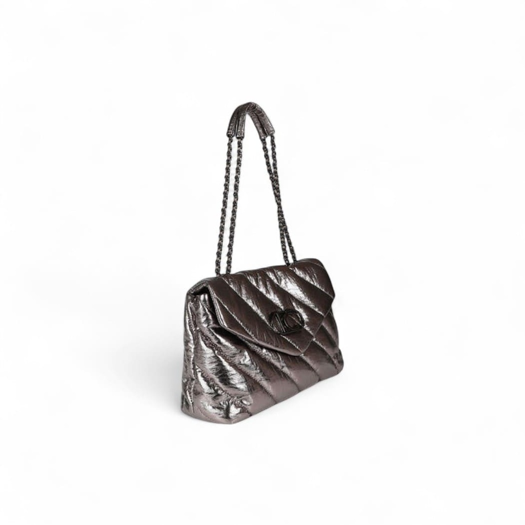 Bolso solapa metalizado LC 0M4