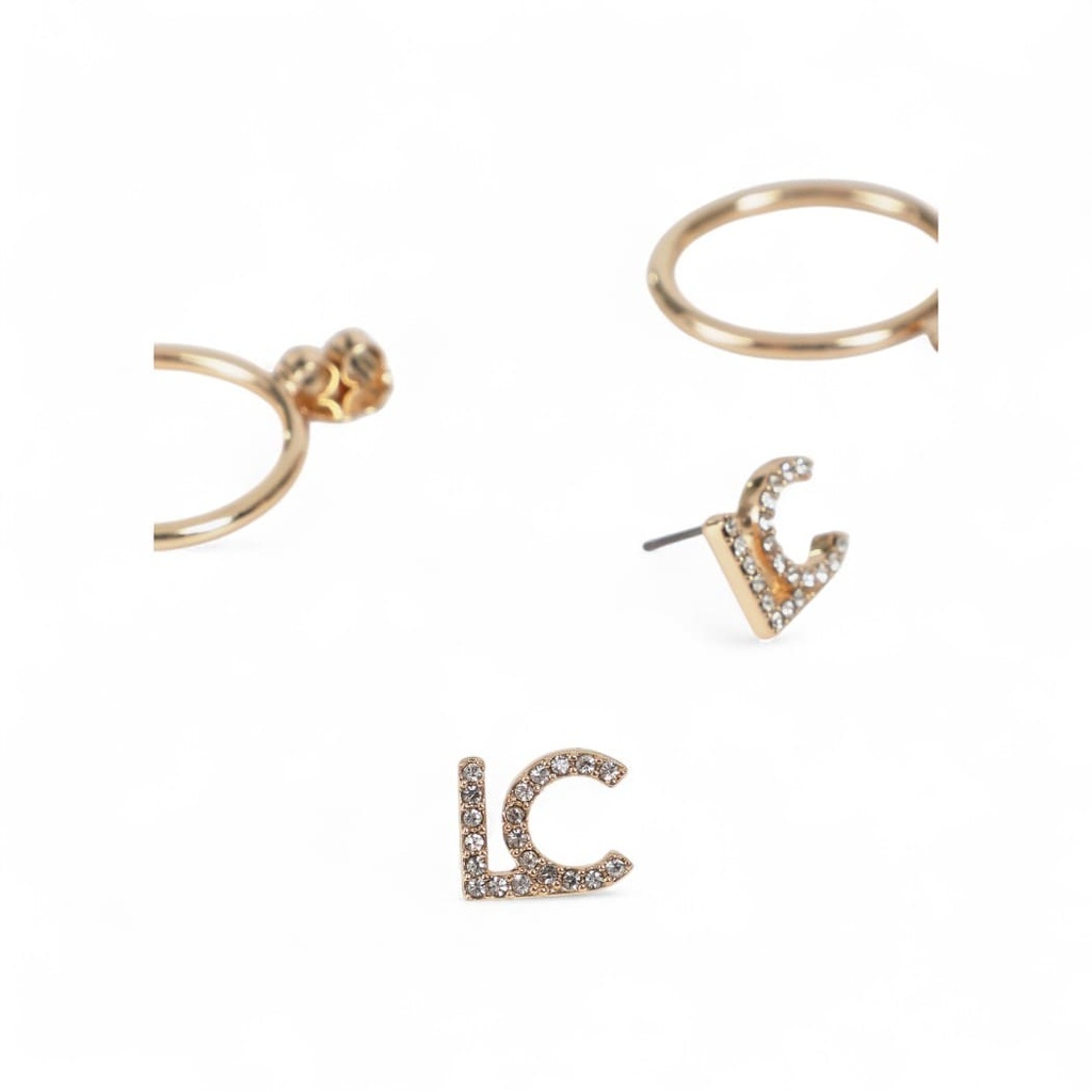 Pendientes Aro Logo LC OM2