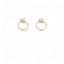 Pendientes Aro Logo LC OM2