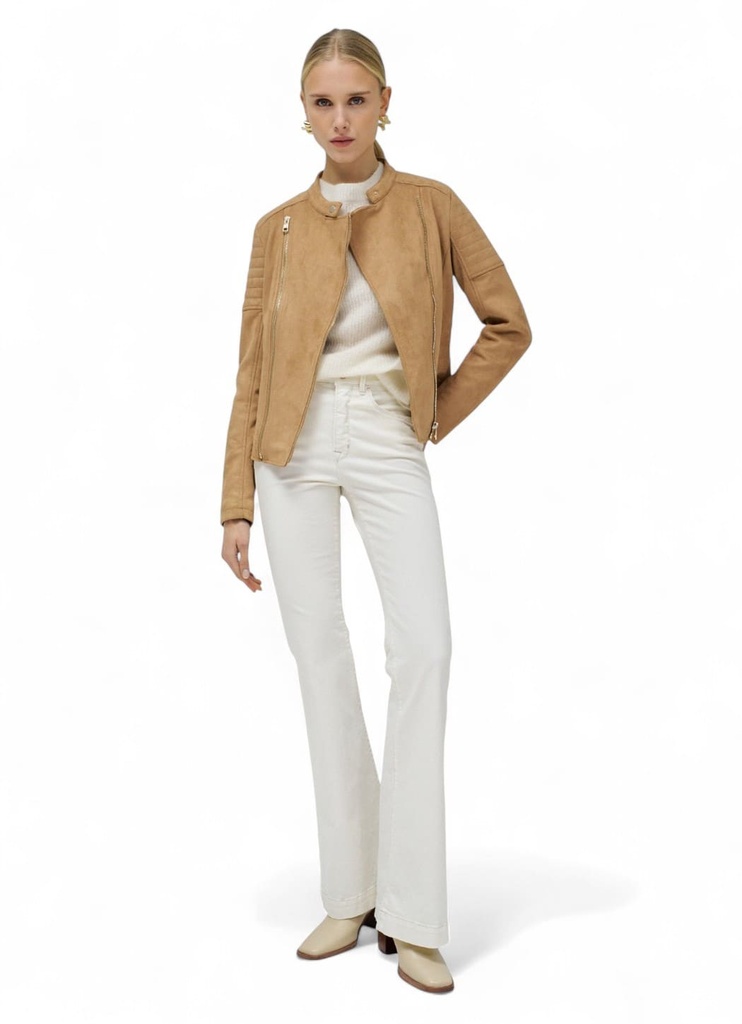 Chaqueta Suede Moto Salsa