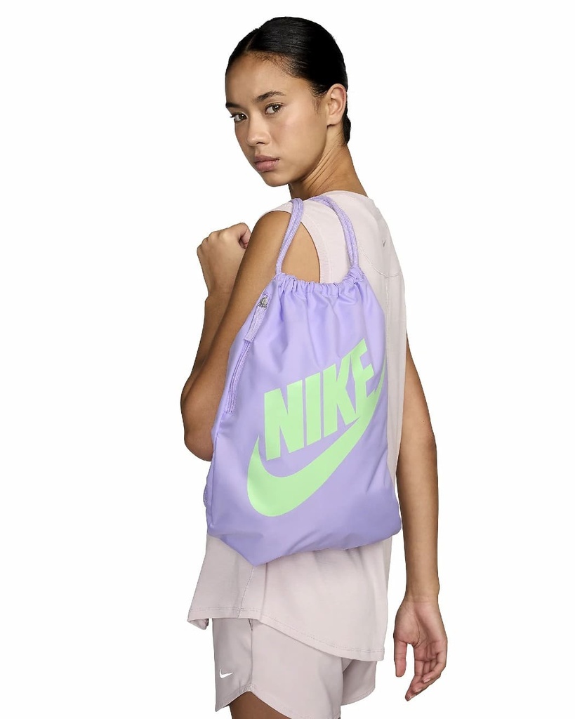 Saco Drawstring Nike 13L Lila