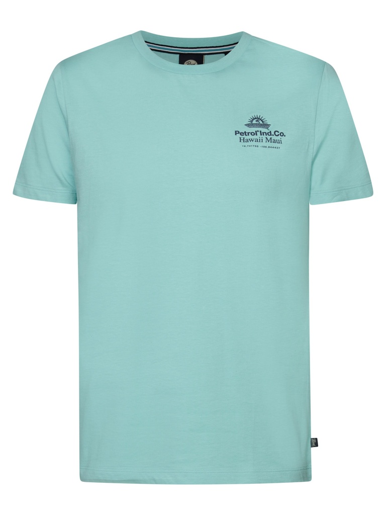 Camiseta Hombre Petrol Cotton