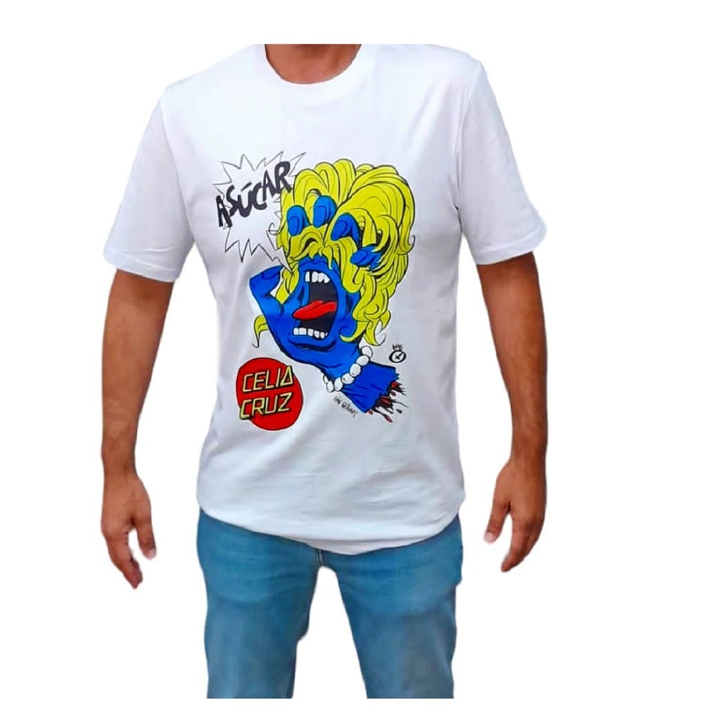 Camiseta Celia Cruz "canariasblue" bc