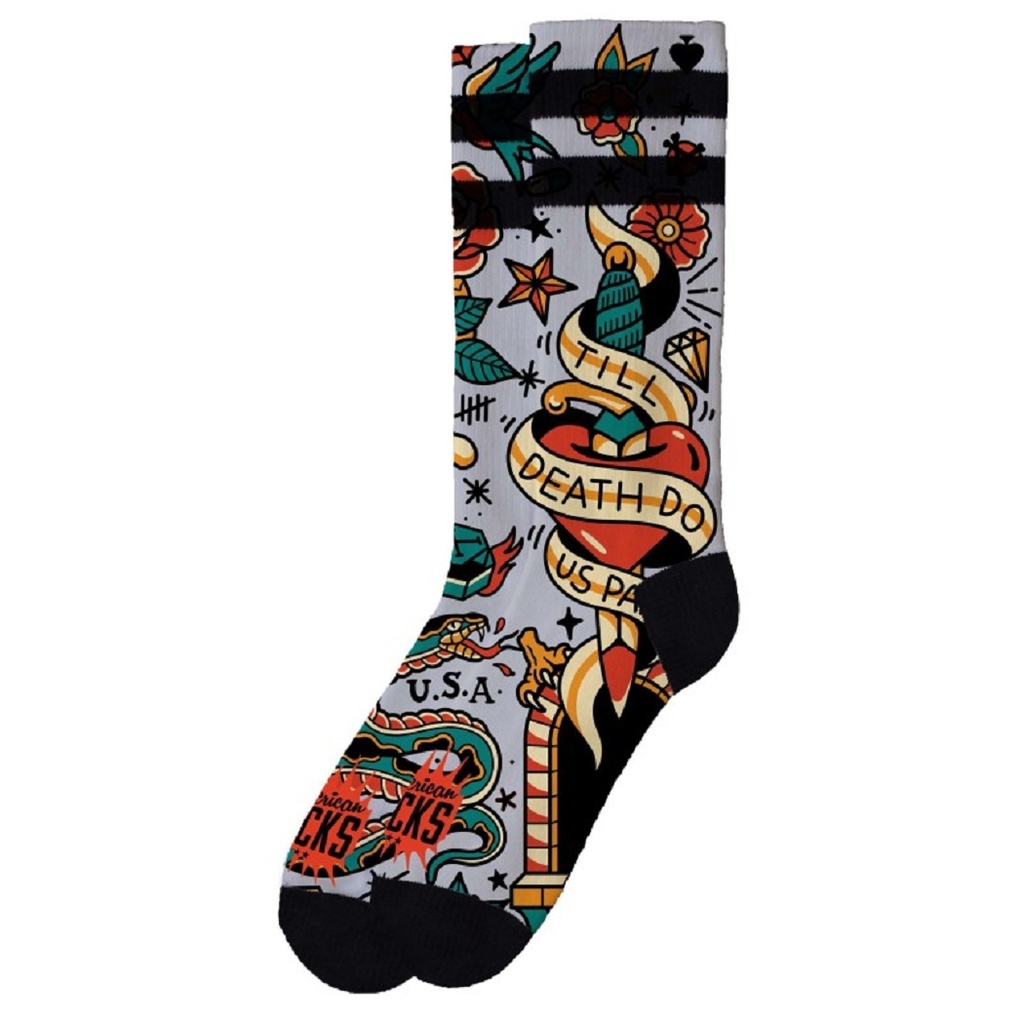 Calcentines Till Death American Socks