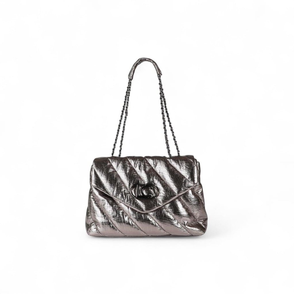 Bolso solapa metalizado LC 0M4
