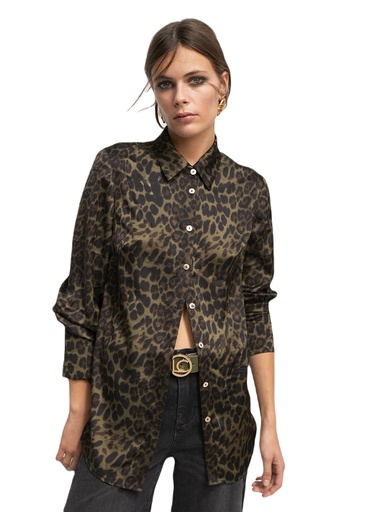 [0001643900009] Camisa Animal Print LC 033
