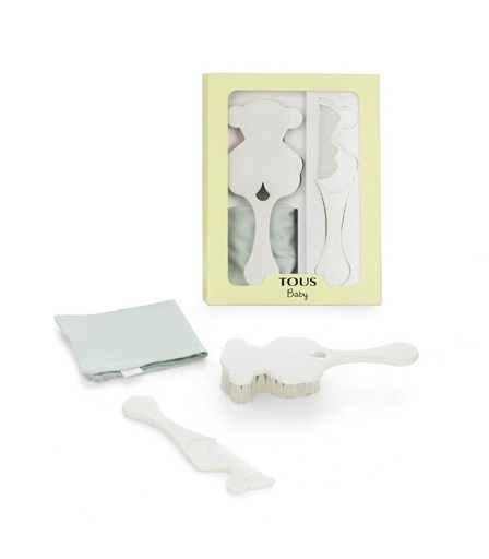 [Beauty-1001 1] Set Bebé Tous Blanco