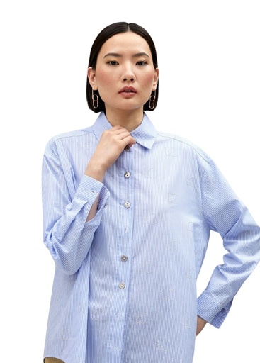 Camisa Rayas Logo LC 17B