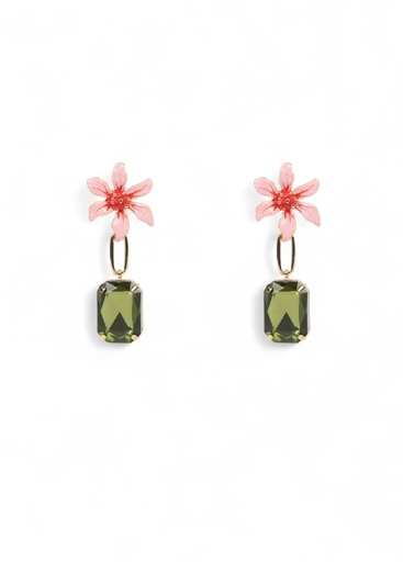 [LS2503041_162] Pendientes Flor LC