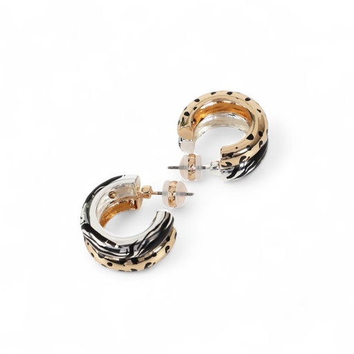 [LF2503008_2MM] Pendientes Aro Print LC 2MM