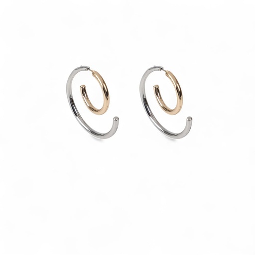 [LF2503009_0M3] Pendientes Espiral LC 0M3